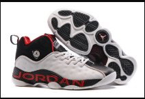 New Jordan Jumpman Team II White Black Red - Click Image to Close